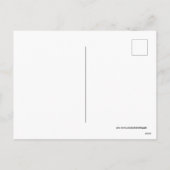 Retro Vintage Valentine cat Carte postale (Dos)