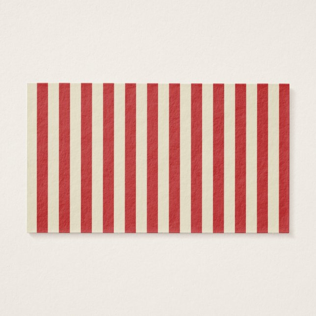 Retro Vintage Vertical PopCorn Classic Stripes (Dos)