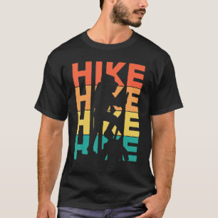 Retro Vintage Wandelen Voor Wandelaars & Bergbekli T-shirt
