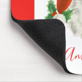 Retro Vintager Santa Claus Muismat (Hoek)