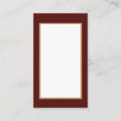 Retro vintonage-kerstlamp: bericht toevoegen visitekaartje (Achterkant)