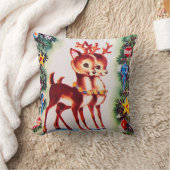 Retro vintonage kerstrenherder decoder kussen (Deken)