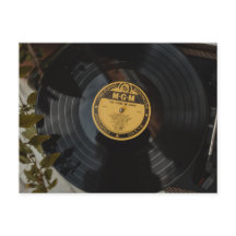 Retro Vinyl bruiloft uitnodiging - Let There Be Lo