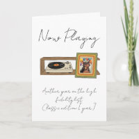 Retro Vinyl Platenspeler Foto Persoonlijk
