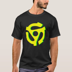 Retro Vinyl Record 45 Rpm Invoegen T-shirt