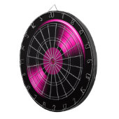 Retro Vinyl Record Album Dartbord (Voorkant Rechts)