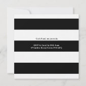 Retro Vinyl Record Elegant Chic Wedding Kaart (Achterkant)