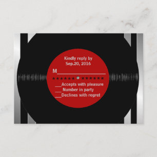 Retro Vinyl Record l Moderne RSVP