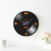 Retro Vinyl Record LP Horloge Neon Bar Den Mancave (Maison)