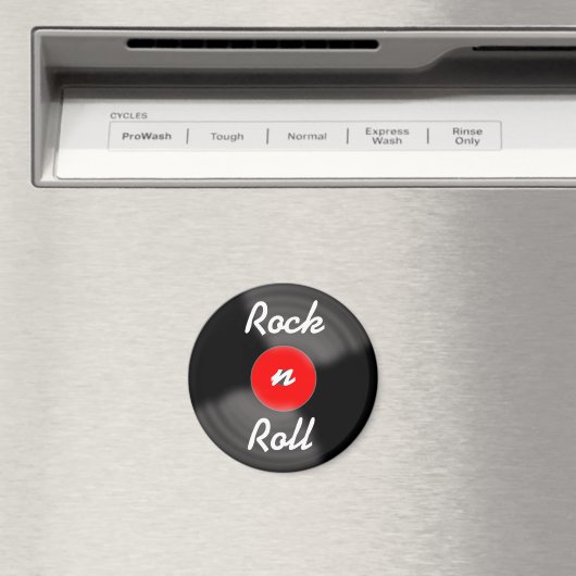 Retro Vinyl Record Magnet Gift (In Situ (Lave-vaisselle))