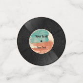 Retro Vinyl Record Music Album Confetti (Kleine voorkant)