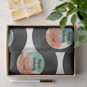 Retro Vinyl Record Music Birthday Party Tissuepapier (Geschenk)