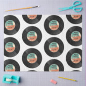 Retro Vinyl Record Music Birthday Party Tissuepapier (Craft)