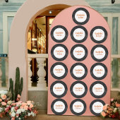 Retro Vinyl Record | Numéro de table Mariage