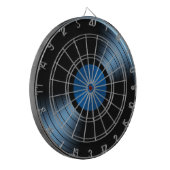 Retro VinylAlbum van het Verslag in Blauw Dartbord (Voorkant Links)