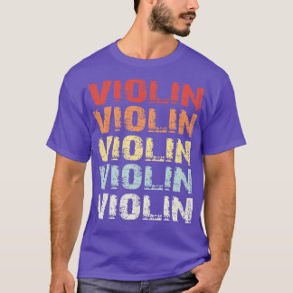 Retro Violin 1 T-shirt