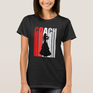 Retro Viool Docent Muziek Leert Stijlkleuren VI T-shirt