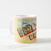 Retro Virginia Beach Salutations Mug (Devant gauche)