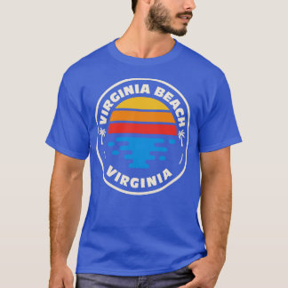Retro Virginia Beach Virginia Beach Embleem T-shirt