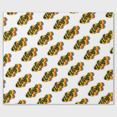 Retro Virgo Cadeaupapier (Vlak)