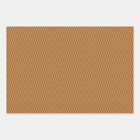 Retro visgraatpatroon voor Kerstmis inpakken Inpakpapier Vel (Voorkant)