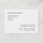 Retro Visitekaartje (Achterkant)