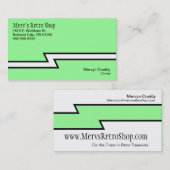 Retro-Visitekaartje Visitekaartje (Voorkant / Achterkant)