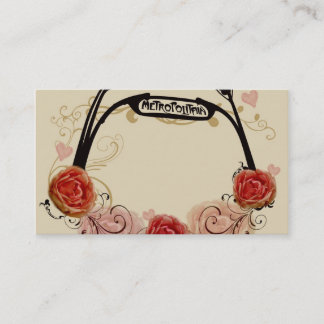 Retro-Visitekaartje Visitekaartje