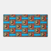 Retro  Vist Reel Cool Dad Vissen Lover Bureaumat (Voorkant)