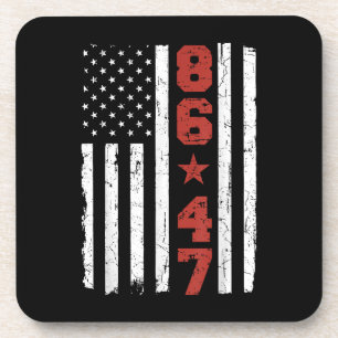 Retro Vlag 86 47 Bier Onderzetter