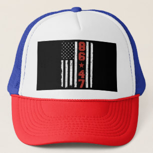 Retro Vlag 86 47 Trucker Pet