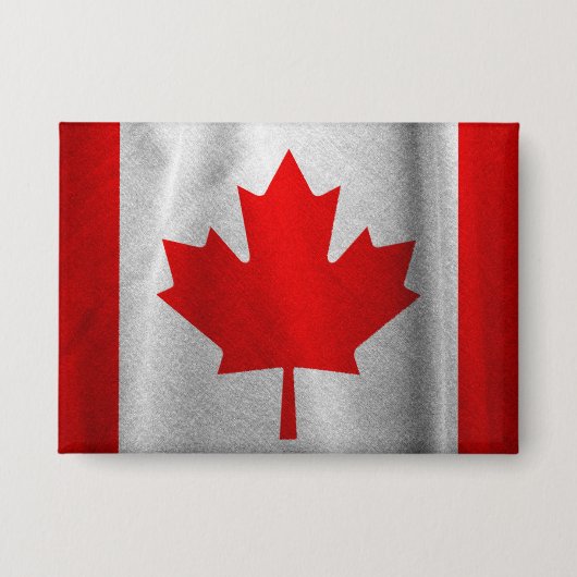 Retro vlag van Canada Button (Voorkant)