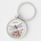 Retro  vlieg als een libel sleutelhanger (Voorkant)