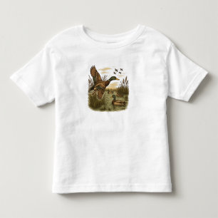 Retro-vliegende-wild-eend-jacht Kinder Shirts