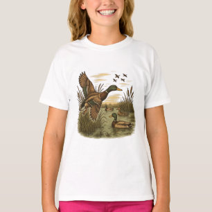 Retro-vliegende-wildeman-eendenjacht, t-shirt