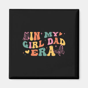Retro vlindercadeau voor vader en dochter in mijn  magneet