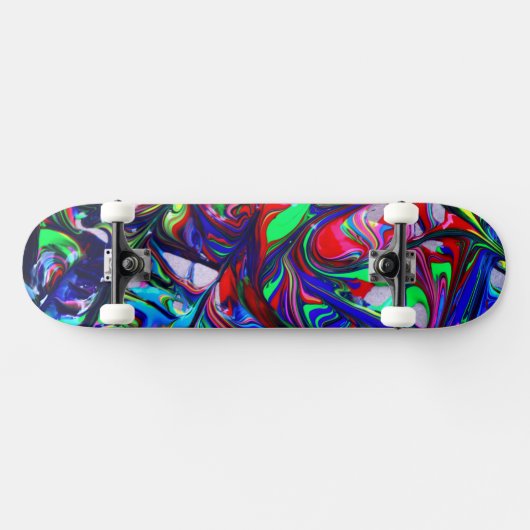 Retro-vloeistofskateboard Skateboard (Horizontaal)
