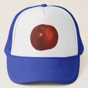 Retro voedsel fruit, biologische rode Delicious ap Trucker Pet