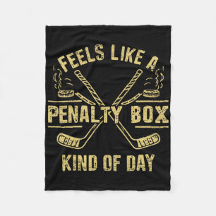 Retro voelt als een penalty box soort dag grappig fleece deken