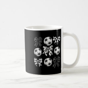Retro Voetbal Boog, wedstrijd Dag, coquette Voetba Koffiemok