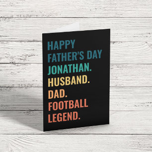 Retro Voetbal Legende Moederdag Feestdagen Kaart