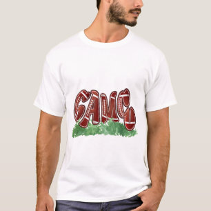 Retro voetbal lettering design - wedstrijdshirt t-shirt