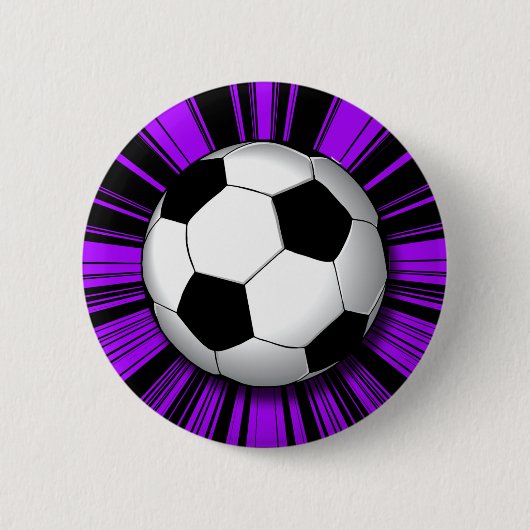 RETRO-VOETBAL RONDE BUTTON 5,7 CM (Voorkant)