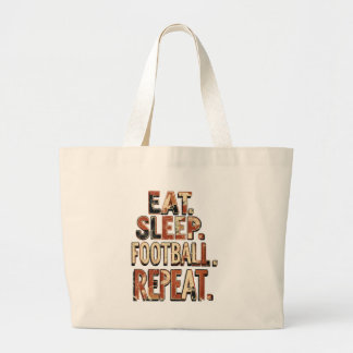 Retro voetbalwaaierdesign | Klassieke voetbalgrafi Grote Tote Bag