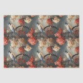 Retro  Vogels Boheemse Decoupage Craft Tissuepapier (Voorkant)