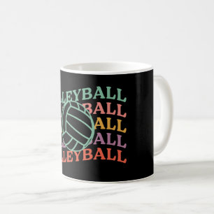 Retro Volleybal Sport Koffiemok