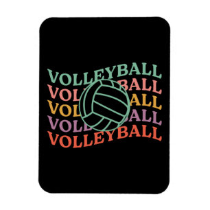 Retro Volleybal Sport Magneet