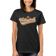 Retro Volleybal Typografie Sport Ontwerp