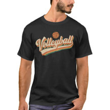 Retro Volleybal Typografie Sport Ontwerp