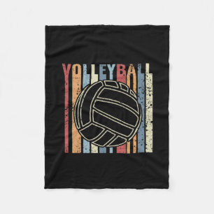 Retro  Volleyball Fleece Deken